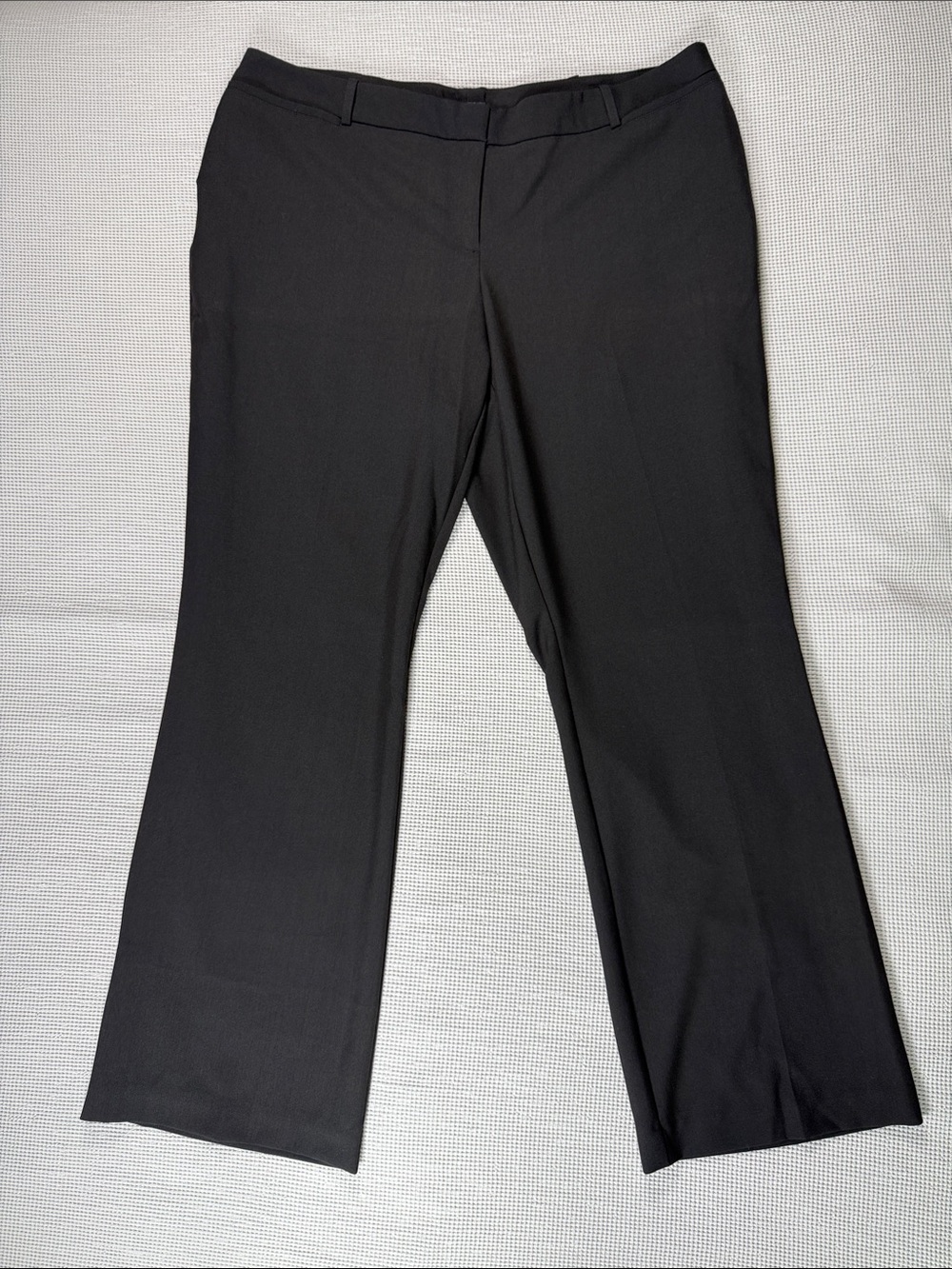 Worthington Curvy Fit Black Boot Cut Dress Pants 20W
